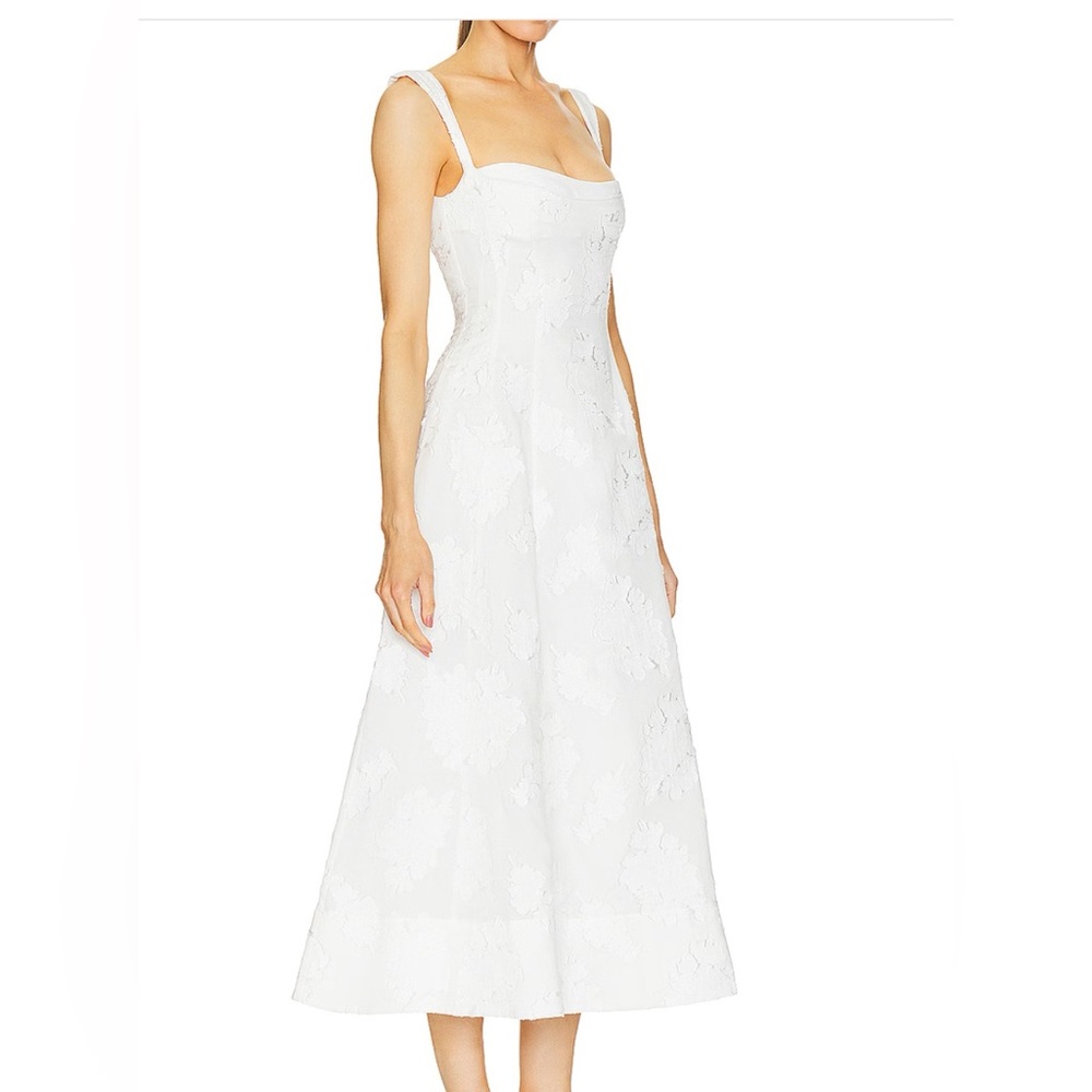 New with Tags Clea Emilia Dress White Midi Size XS
